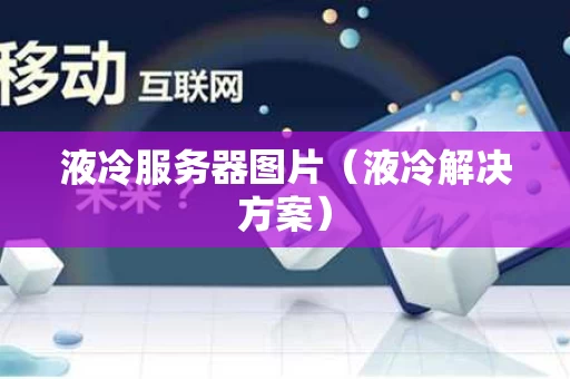 液冷服务器图片（液冷解决方案）
