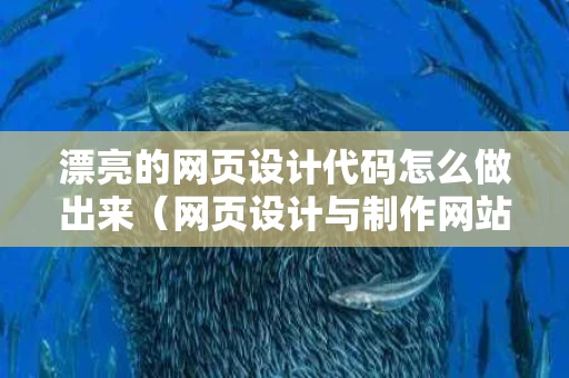 漂亮的网页设计代码怎么做出来（网页设计与制作网站代码）