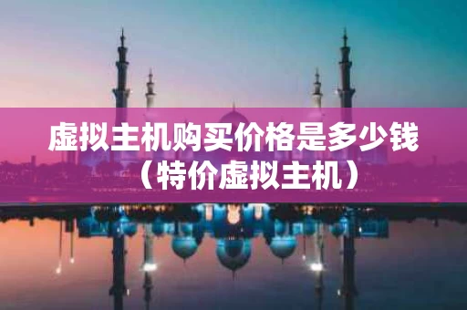 虚拟主机购买价格是多少钱（特价虚拟主机）