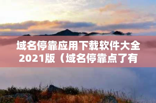 域名停靠应用下载软件大全2021版（域名停靠点了有啥危害）