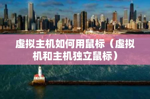 虚拟主机如何用鼠标（虚拟机和主机独立鼠标）