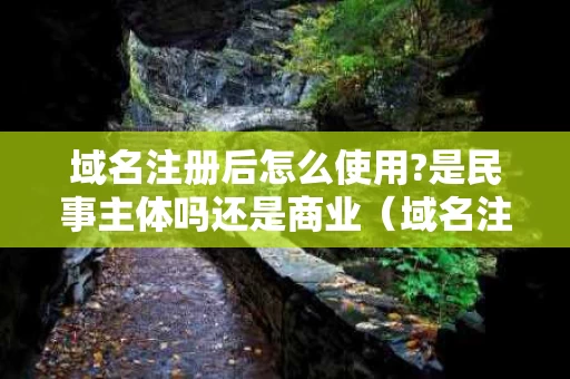 域名注册后怎么使用?是民事主体吗还是商业（域名注册后怎么使用?是民事主体吗还是商业主体）