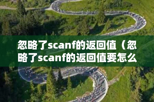 忽略了scanf的返回值（忽略了scanf的返回值要怎么改）