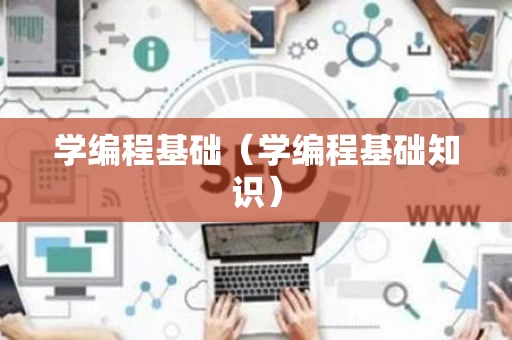 学编程基础（学编程基础知识）