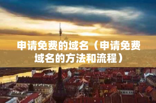 申请免费的域名（申请免费域名的方法和流程）