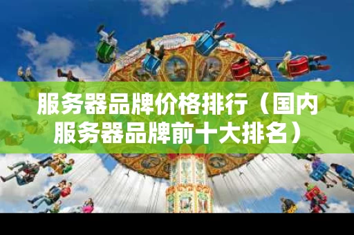 服务器品牌价格排行（国内服务器品牌前十大排名）