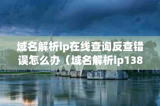 域名解析ip在线查询反查错误怎么办（域名解析ip138在线查询）