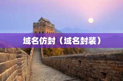 域名仿封（域名封装）