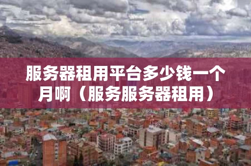 服务器租用平台多少钱一个月啊（服务服务器租用）