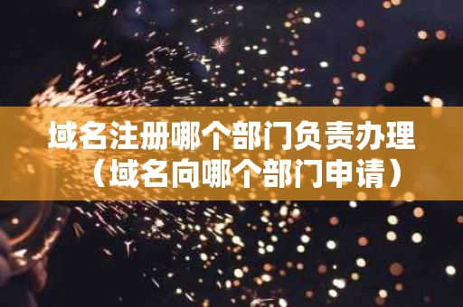 域名注册哪个部门负责办理（域名向哪个部门申请）