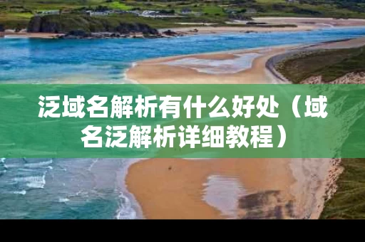 泛域名解析有什么好处（域名泛解析详细教程）
