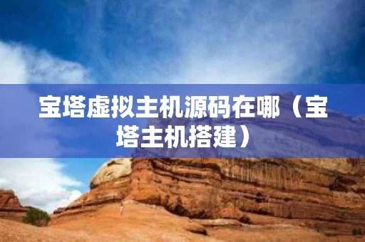 宝塔虚拟主机源码在哪（宝塔主机搭建）