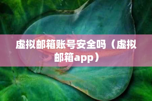虚拟邮箱账号安全吗（虚拟邮箱app）