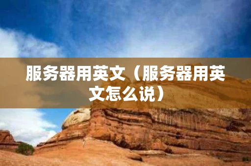 服务器用英文（服务器用英文怎么说）