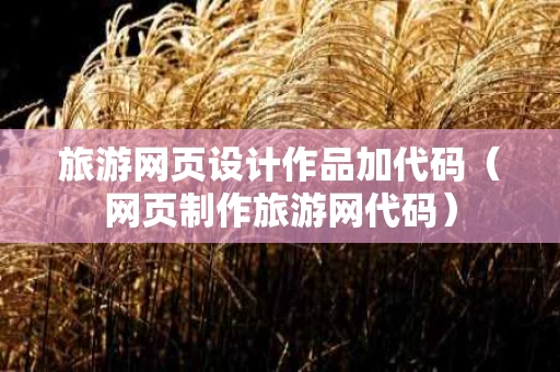 旅游网页设计作品加代码（网页制作旅游网代码）