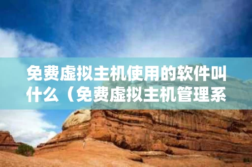 免费虚拟主机使用的软件叫什么（免费虚拟主机管理系统）