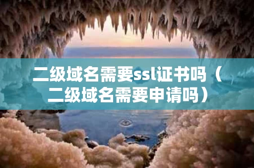 二级域名需要ssl证书吗（二级域名需要申请吗）