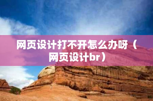 网页设计打不开怎么办呀（网页设计br）