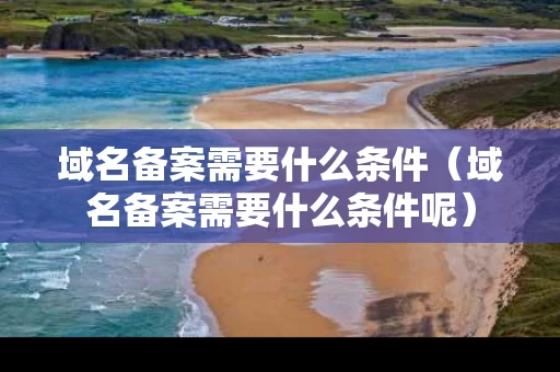 域名备案需要什么条件（域名备案需要什么条件呢）