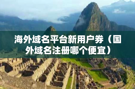 海外域名平台新用户券（国外域名注册哪个便宜）
