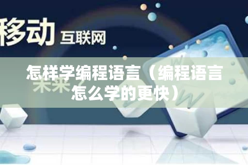 怎样学编程语言（编程语言怎么学的更快）
