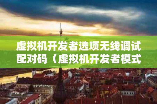 虚拟机开发者选项无线调试配对码（虚拟机开发者模式）