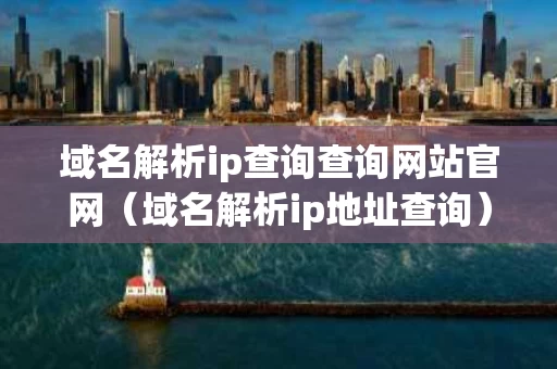 域名解析ip查询查询网站官网（域名解析ip地址查询）