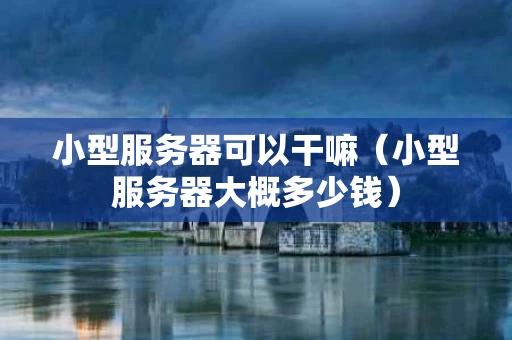 小型服务器可以干嘛（小型服务器大概多少钱）