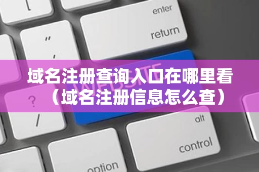 域名注册查询入口在哪里看（域名注册信息怎么查）