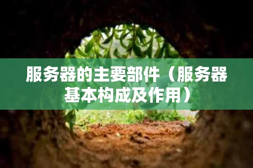服务器的主要部件（服务器基本构成及作用）