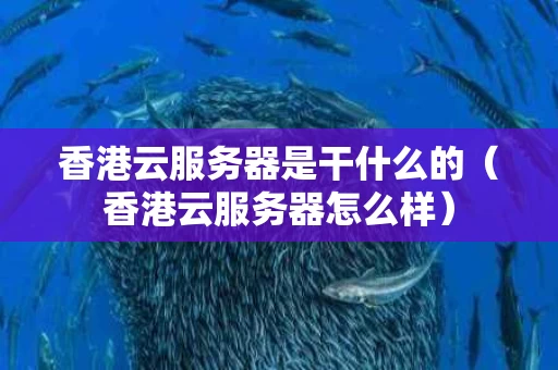 香港云服务器是干什么的（香港云服务器怎么样）