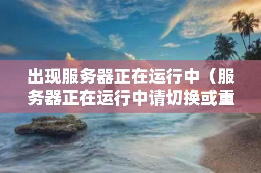 出现服务器正在运行中（服务器正在运行中请切换或重试）
