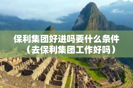 保利集团好进吗要什么条件（去保利集团工作好吗）