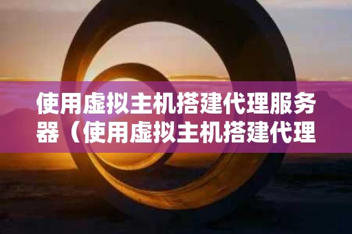 使用虚拟主机搭建代理服务器（使用虚拟主机搭建代理服务器违法吗）