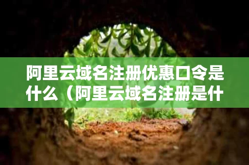阿里云域名注册优惠口令是什么（阿里云域名注册是什么意思）