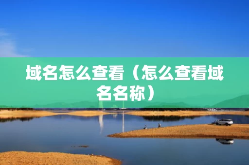 域名怎么查看（怎么查看域名名称）