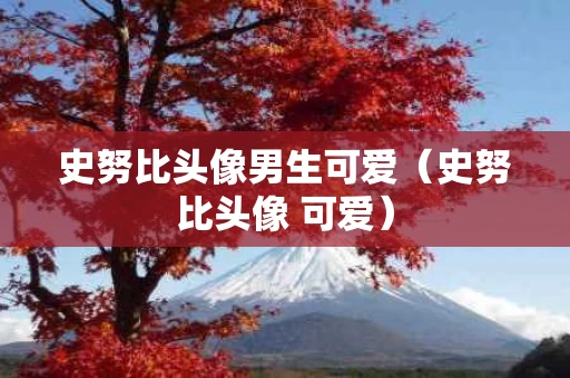 史努比头像男生可爱（史努比头像 可爱）