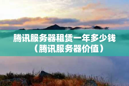腾讯服务器租赁一年多少钱（腾讯服务器价值）