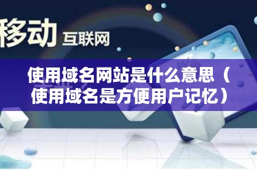 使用域名网站是什么意思（使用域名是方便用户记忆）