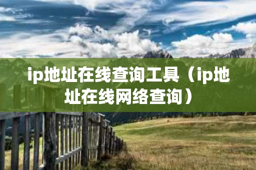 ip地址在线查询工具（ip地址在线网络查询）