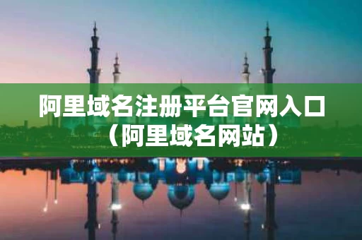 阿里域名注册平台官网入口（阿里域名网站）