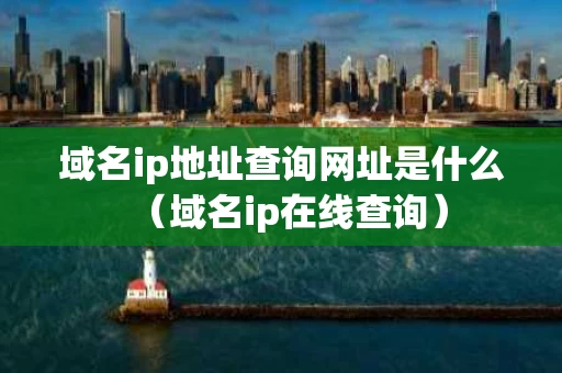域名ip地址查询网址是什么（域名ip在线查询）