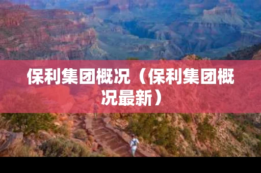 保利集团概况（保利集团概况最新）