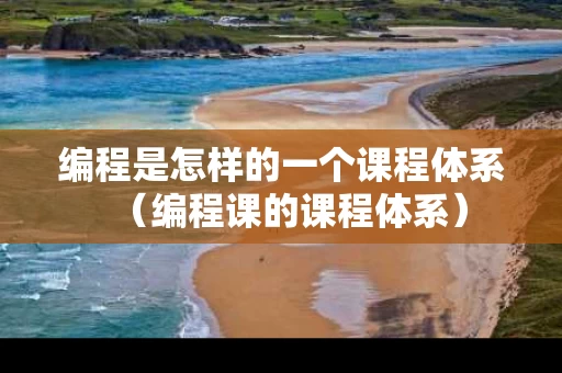 编程是怎样的一个课程体系（编程课的课程体系）