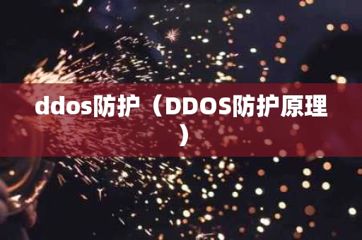 ddos防护（DDOS防护原理）