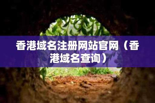香港域名注册网站官网（香港域名查询）