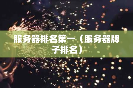 服务器排名第一（服务器牌子排名）