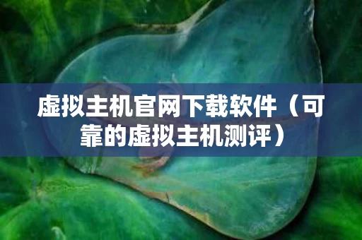 虚拟主机官网下载软件（可靠的虚拟主机测评）