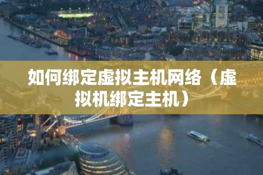 如何绑定虚拟主机网络（虚拟机绑定主机）