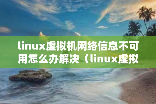 linux虚拟机网络信息不可用怎么办解决（linux虚拟机网络连接失败）